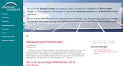 Desktop Screenshot of energie-concept.de